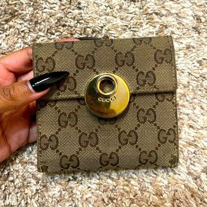 Vintage Gucci Wallet Pink Interior *As Is* Final Sale